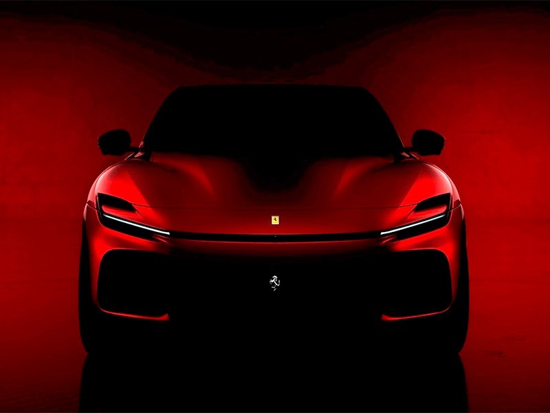Ferrari has officially revealed the appearance of the Purosangue crossover